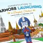Armor8 Launching in Bangkok Celebration Facebook Post Design 01